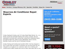 Tablet Screenshot of conleysheetmetal.com